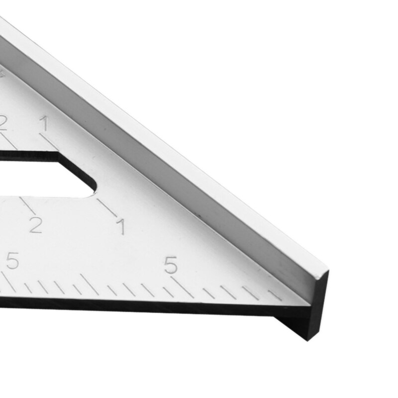 18/30cm Square Triangle Ruler Aluminum Alloy Triangle Angle Ruler Protractor Woodworking Measurement Tool Square Layout Gauge
