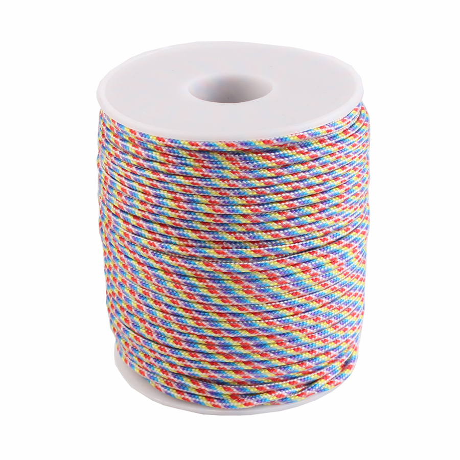 GEGEDA 2mm Paracord One Strand Core Paracord For Survival Parachute Cord Lanyard Camping: Orange