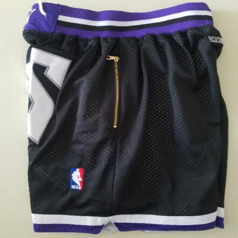 Sacramento Kings Men Just Don Retro Hardwood&#13;Classics NBA Embroidered pocket Basketball Shorts