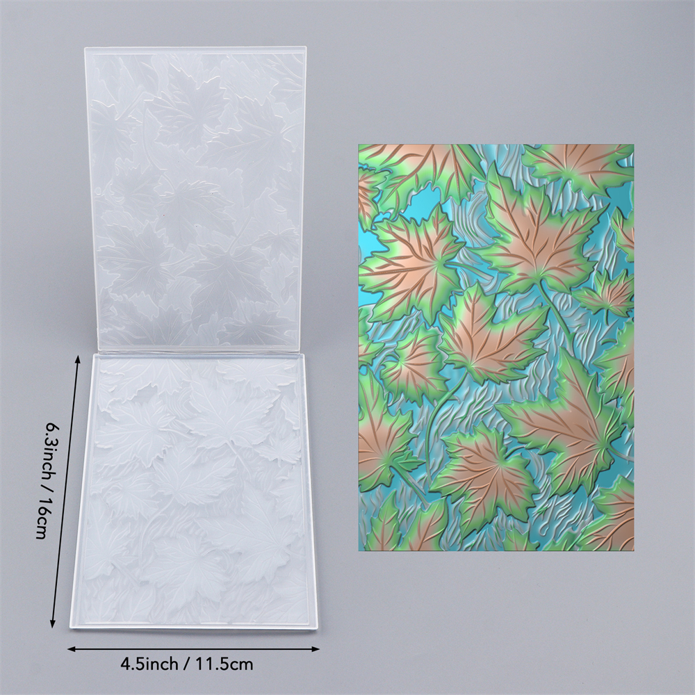 Plantillas de patrones de fondo de carpeta en relieve 3D de tulipanes y flores para hacer tarjetas de álbum de recortes DIY: Gris oscuro