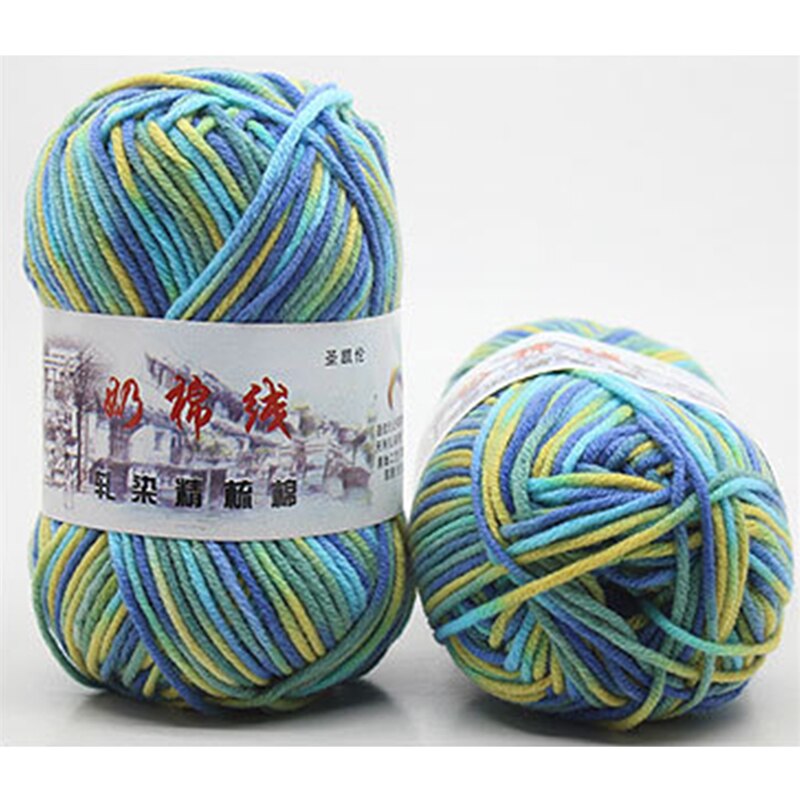 Baby Milk Cotton Yarn Crochet Hat For Knitting Wool Yarn Warm Chunky Yarn Children Hand Knitted Yarn Blanket Sweater: 3