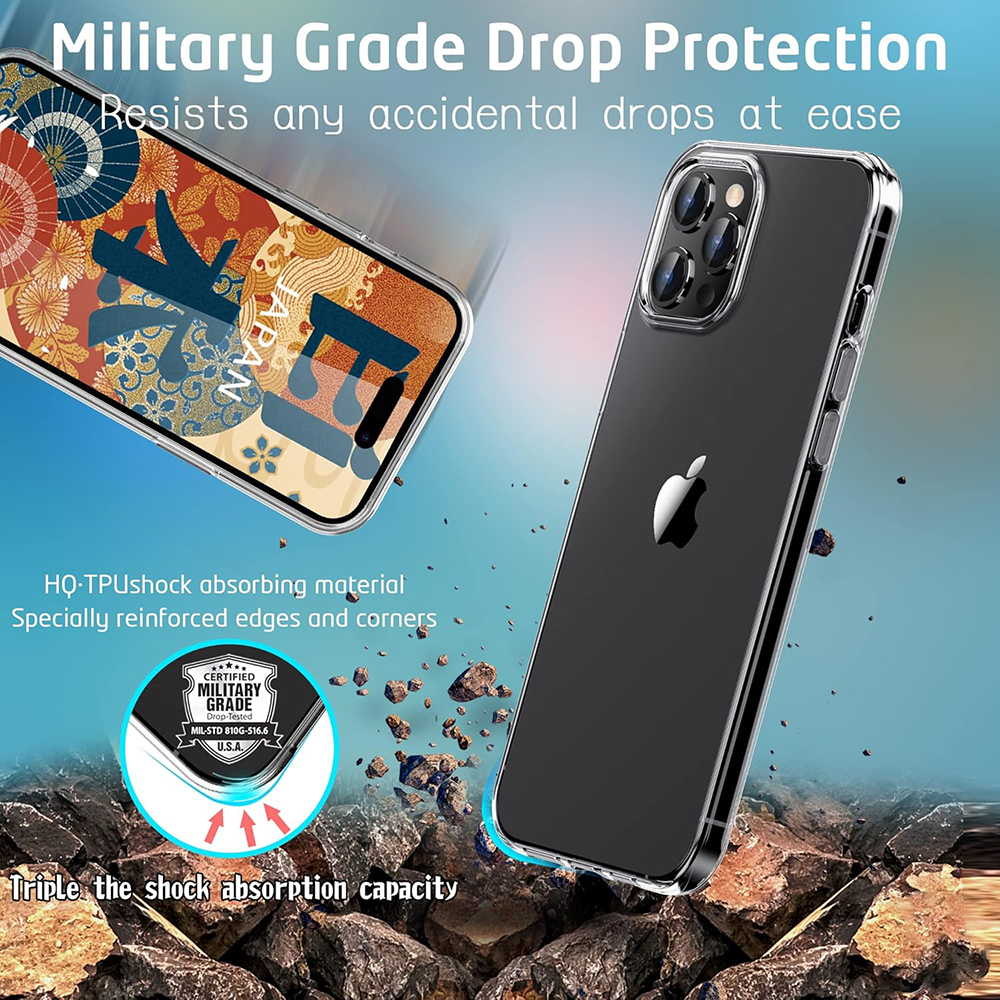 Custodia Silicone Antiurto Per IPhone (16e, 16, 15, 14, 13, 12, 11, X, 8, 7) – TPU Flessibile