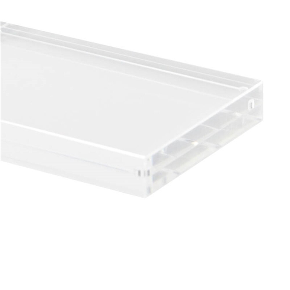 Gennemsigtig akryl plexiglas magnet fotoblok billedramme klar bordskilt etiket prismærke holder bordplade stel dobbeltsidet