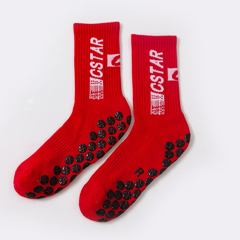 Comfortabele Anti-Slip Sokken Met Rubberen Zolen Te Beschermen Blote Voeten, Basketbal Sokken, Voetbal Sokken: b