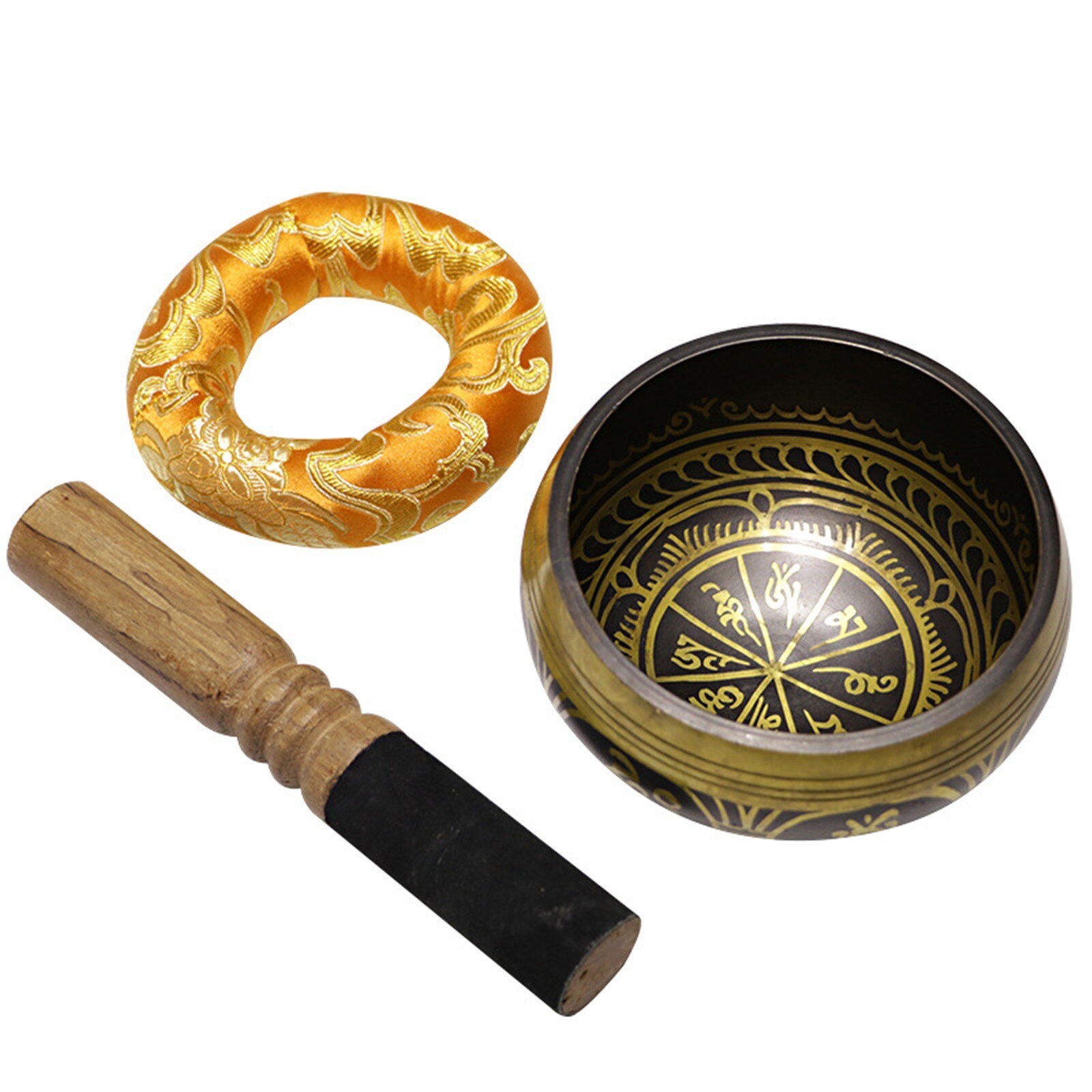 Handmade Tibet Buddha sound bowlBowl Tibetan Singing Bowl Singing Bowl Set Handicraft music therapy Tibetan Singing Bowl