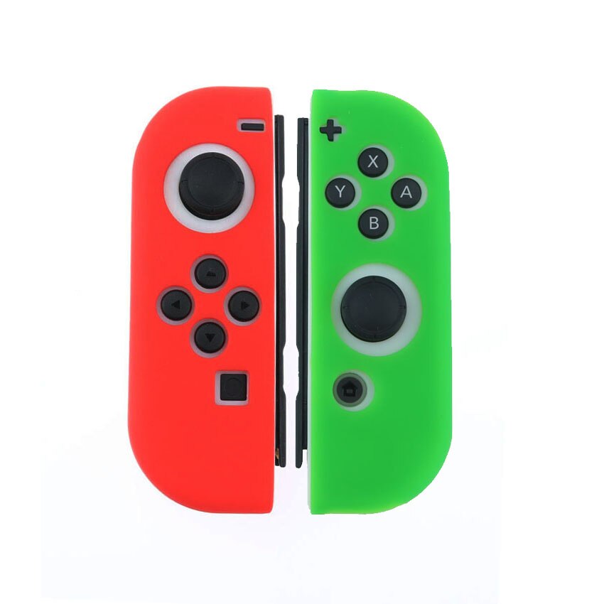 ChengHaoRan Gomma di Silicone Della Pelle Della Copertura di Caso Per Nintendo NS Interruttore Gioia Con Controller Per NX Joycon Anti-slittamento Morbido caso