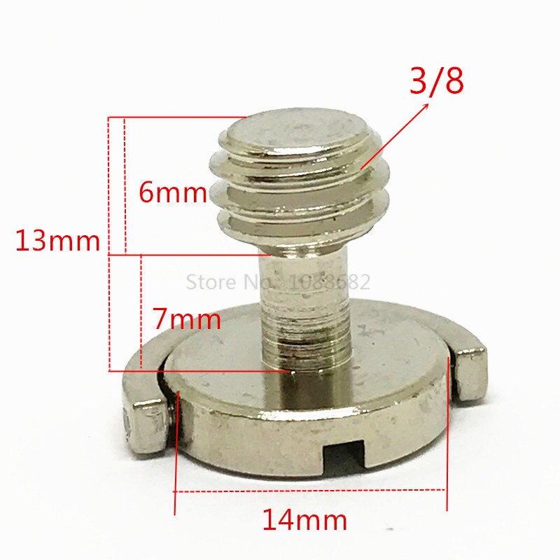 Jadkinsta-Adaptador de montaje de tornillo para cámara DSLR, 1/4 "a 3/8", soporte de luz, placa de liberación rápida macho a hembra: green