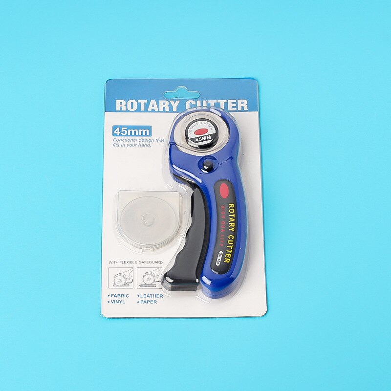 Cortador rotativo de 45mm para artesanía de cuero, herramienta de corte Circular, cortador de ropa de tela, accesorios de costura de retazos para acolchar: BK Cutter Blade
