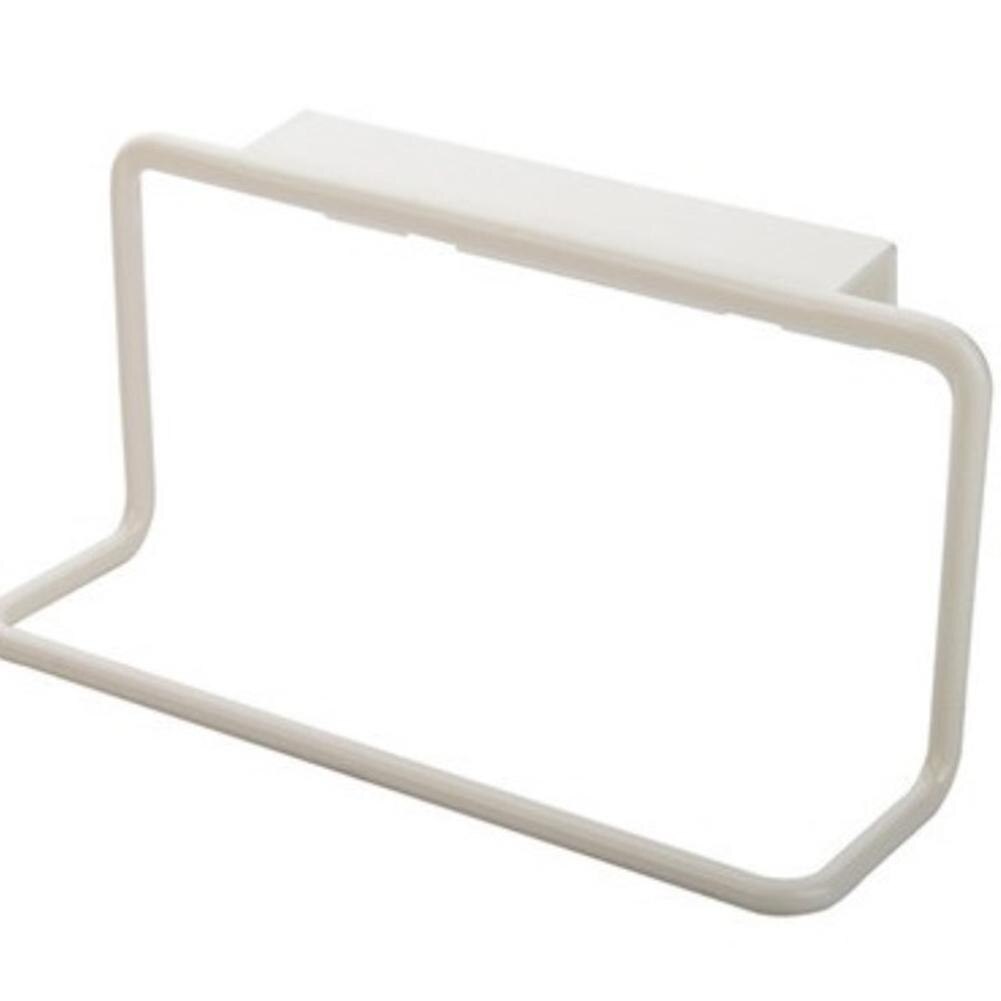Cc flerbruks plast uten merking fillehenger oppbevaringsholdere hengende holder organisator skap dørhenger kjøkkenutstyr: Hvit