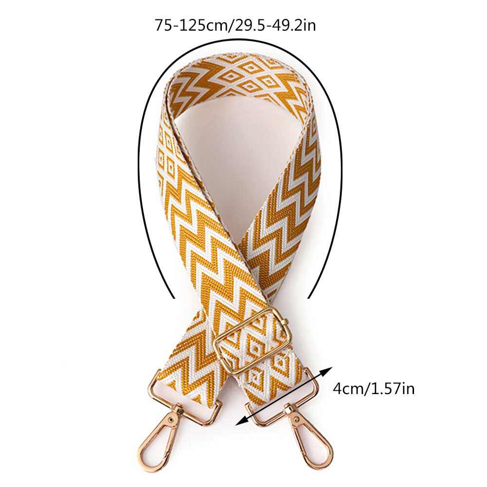 Nylon Shoulder Bag Strap Adjustable Women Handbag Replacement Strap Metal Buckle Soft Strap Wide Purse Strap Chain Bag Strap: green