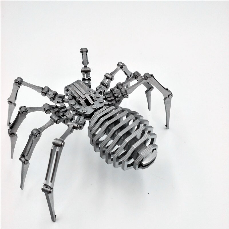 Diy Monteren Model Kit 3D Spider Puzzels Rvs Assembleren Afneembare Modellen Puzzel Home Decoraties Beste