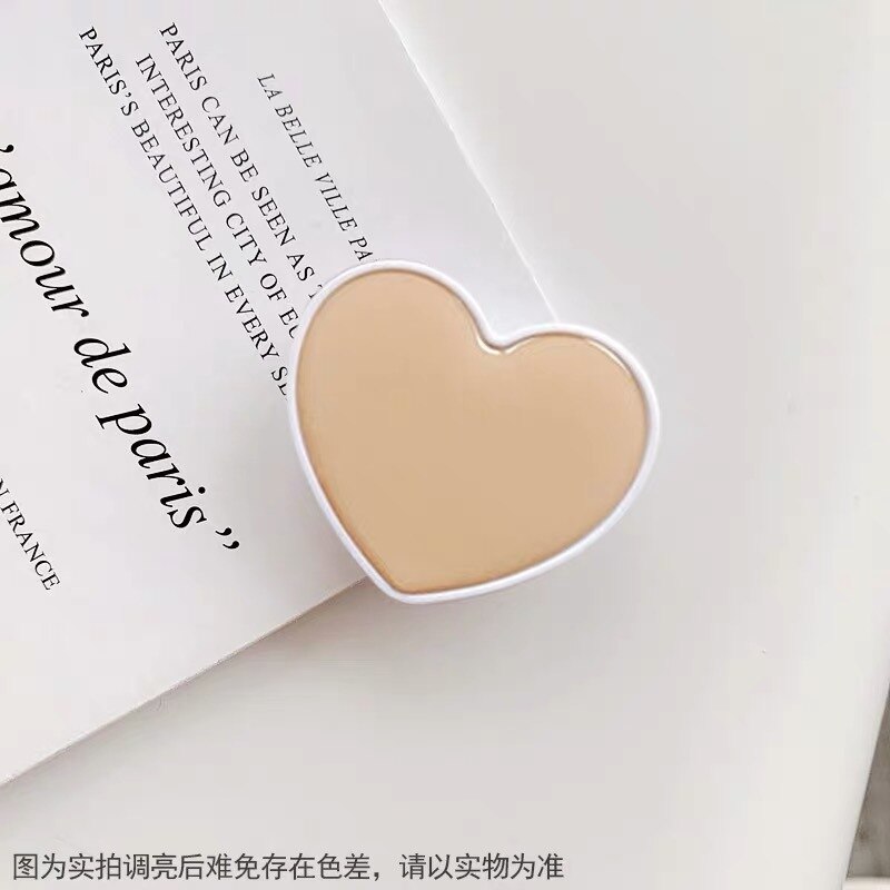 Popular Universal Pocket Airbag Stand Mobile Phone Accessories Holder Love Heart Shaped Bracket Mount for IPhone Samsung Huawei: 14