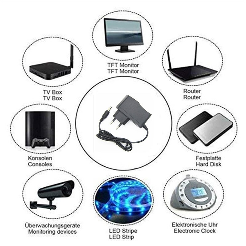 5V 1500MA Power Supply AC/DC Adapter European specifications 5 V Volt 1.5a charger
