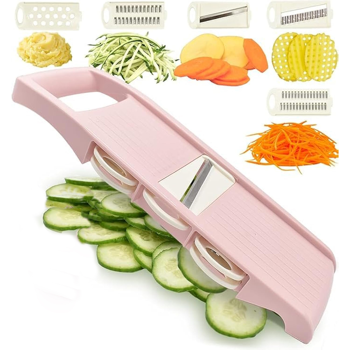 5/7 in1 Gemüse Obst Schneidemaschine Multifunktionale Manuelle Lebensmittel Reibe Cutter Kartoffel Haushalt Zerhacker Küche Veggie Dicer Spielereien