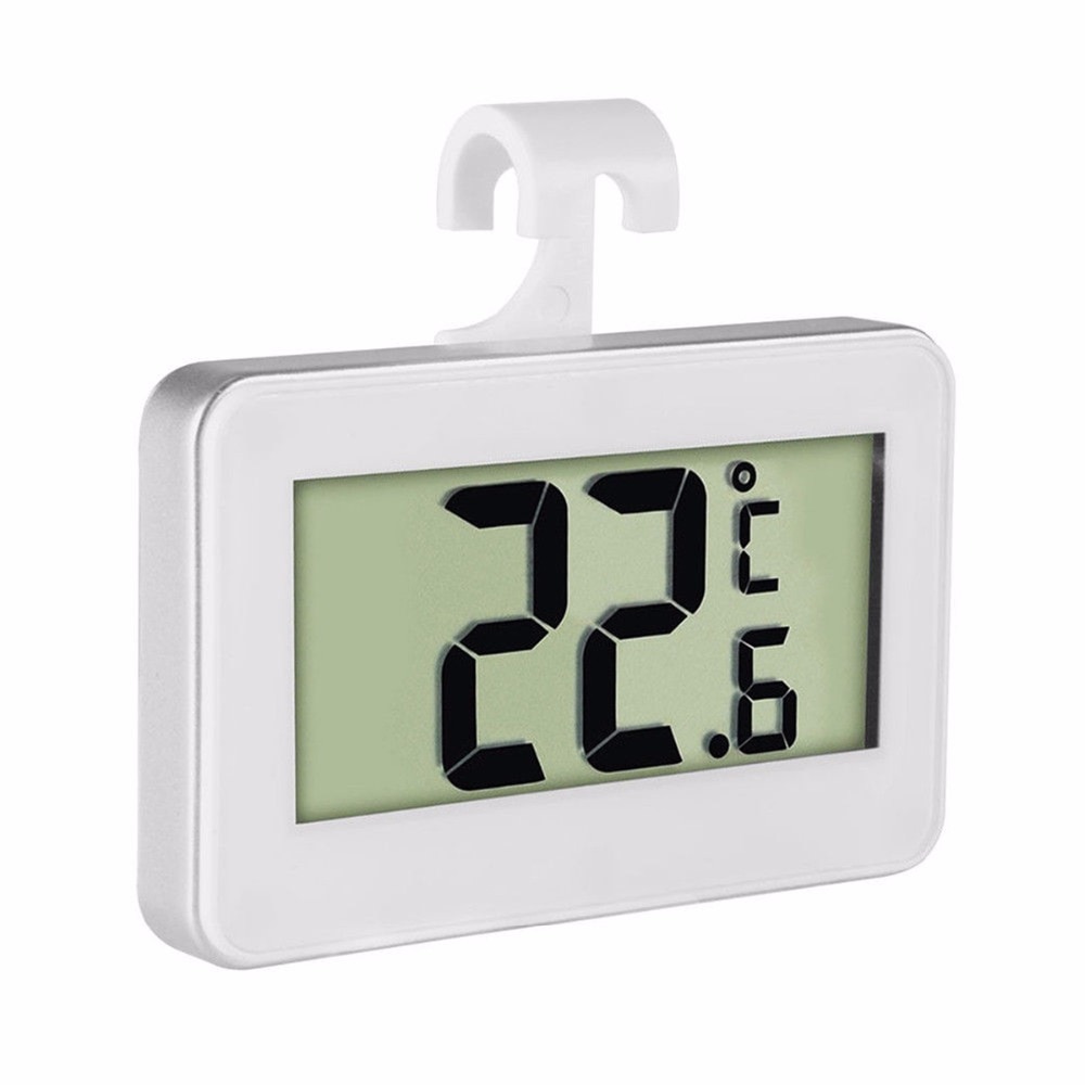 Ampio Display LCD Frigorifero Termometro Display Digitale Impermeabile Frigorifero Congelatore Gancio Appeso Magnete Del Basamento Attrezzo Della Cucina