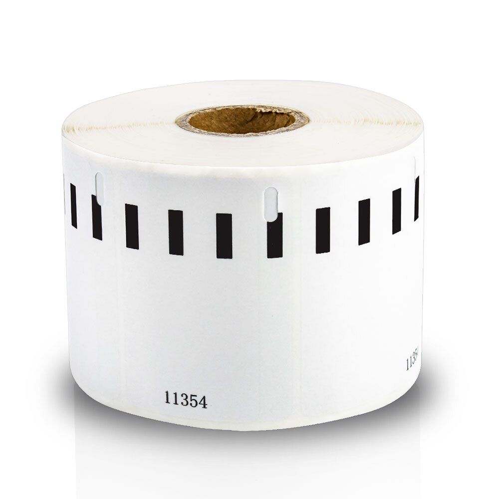 Termopappersetikettrulle 11354 11352 11355 99010 99012 30323 30252 99014 utskrivbara pappersklistermärken för dymo labelwriter 450 turbo