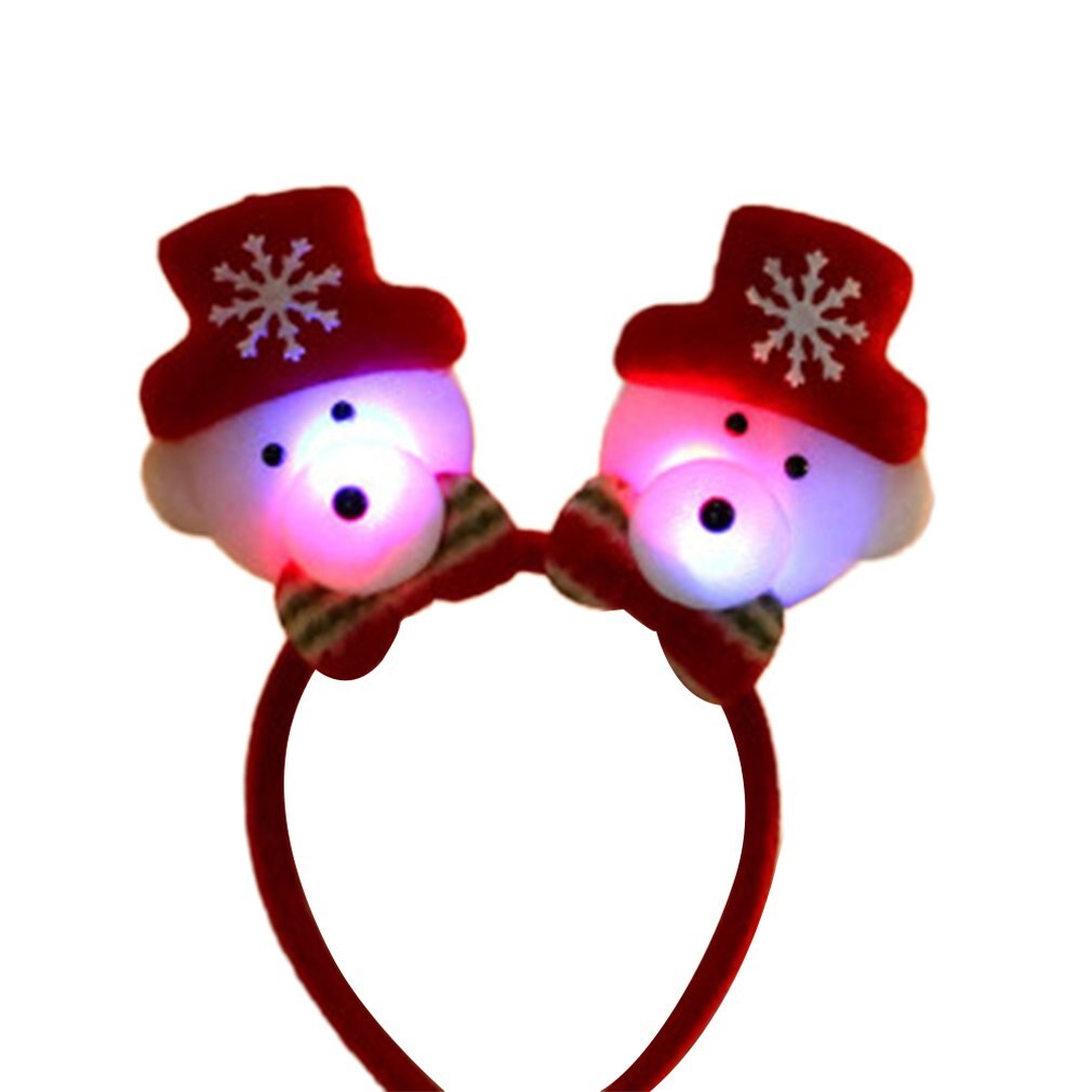 1pcs Christmas Headband Hair Accessories Deer Ears For Kids Adult Christmas Party Deals Santa Xmas Hair Band Clasp Headwear: Style15