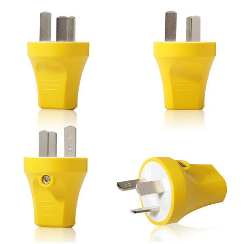 AU, China, Zealand (type I) 3 Pin Male Rewireable Plug AC100~250V 10A Back Entry