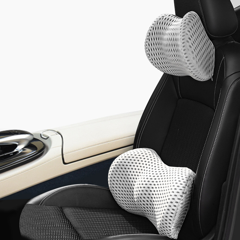 Ademend Geheugen Katoen Fysiotherapie Lumbale Kussen Taille Voor Autostoel Rugpijn Ondersteuning Kussen Bed Sofa Kantoor Slaap Kussens: 06 Set