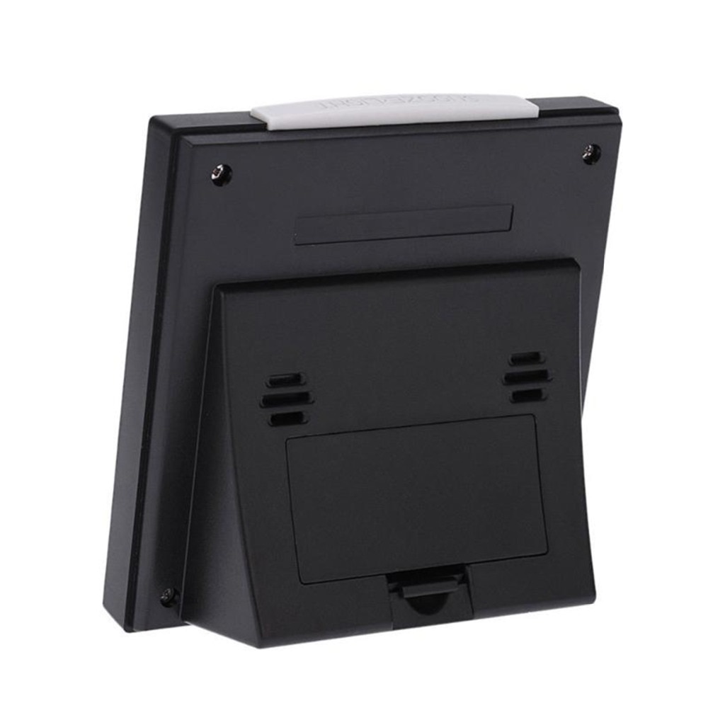 LCD Digital LED Alarm Clock Date Weather Temperature Humidity Travel Backlight Electronic Clock Snooze Function Desk Table Clock