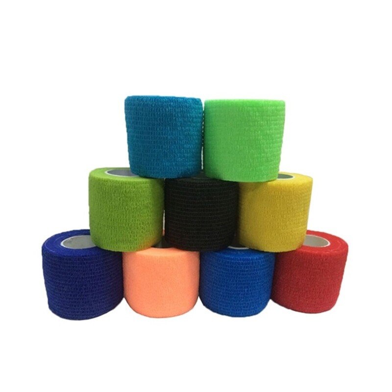 4 Pieces Elastoplast Bandage 4.5m Length Self Adhesive Sports Protector Breathable Elastic Bandage Gym Athletic Tape