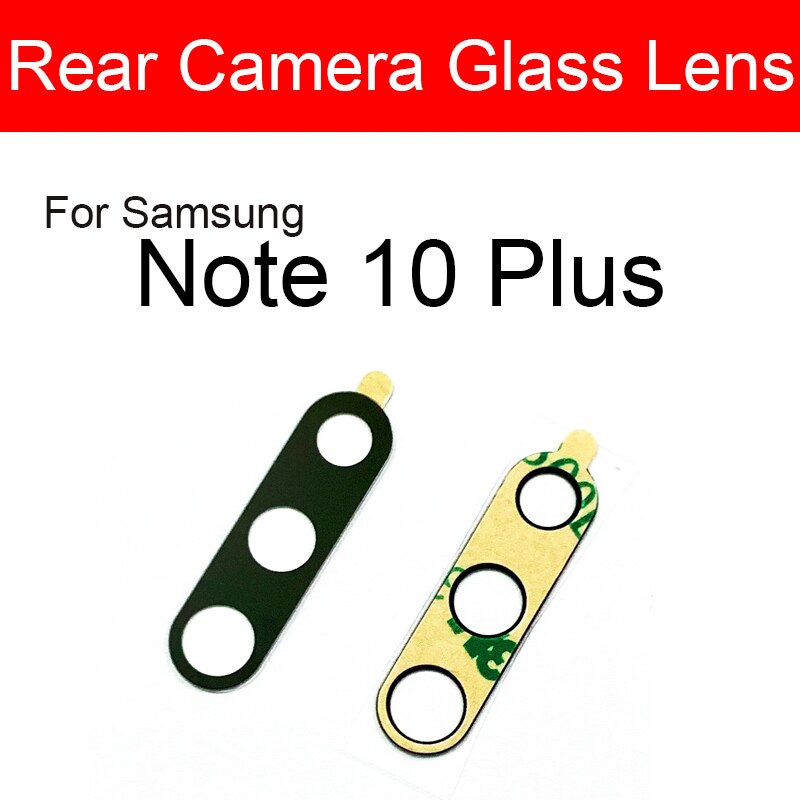 Zurück Kamera Glas Objektiv Für Samsung Galaxis Hinweis 3 4 5 8 9 10 Plus Lite Hinten Kamera Glas Objektiv mit Klebstoff Kleber Ersatz Teil: Hinweis 10 Plus