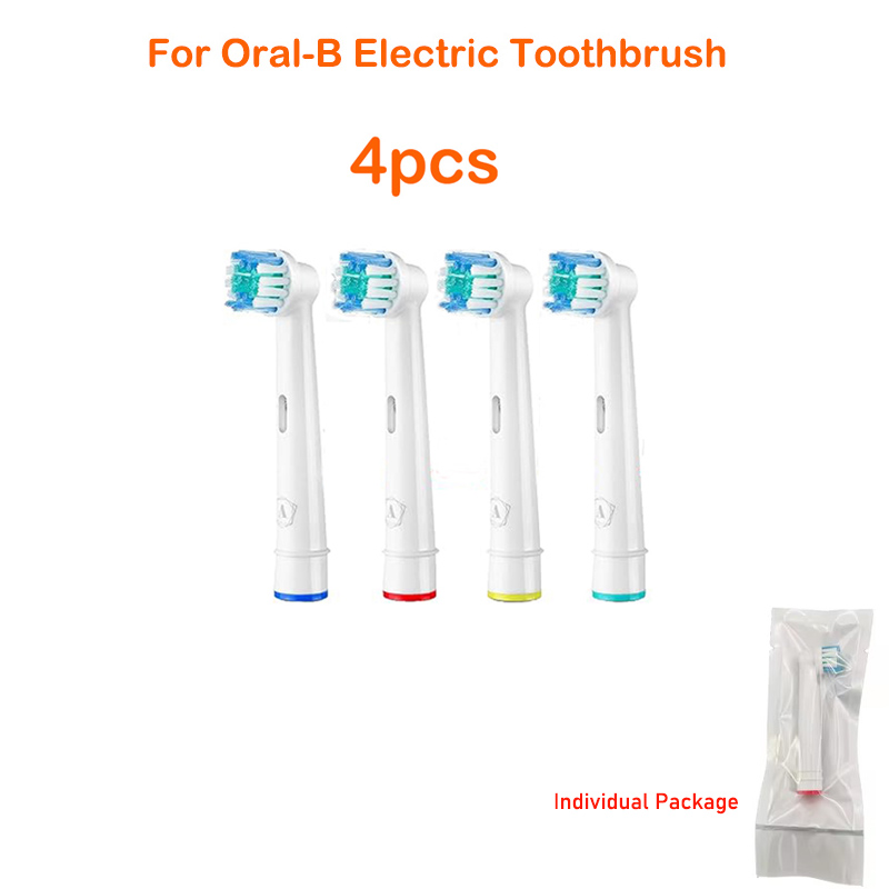 Replacement Toothbrush Heads For Oral-B Braun Electric Precision Clean Brush Heads Refill for 7000/Pro 1000/9600/ 5000/3000/8000: Ivory
