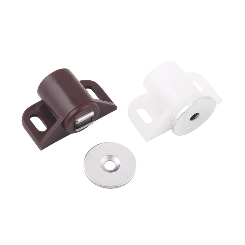 ABS Round Magnetic Door Catches Latch, Cabinet &amp; Furniture Shutter Magnetic Catch Closer for Cupboards, Drawers, Closet