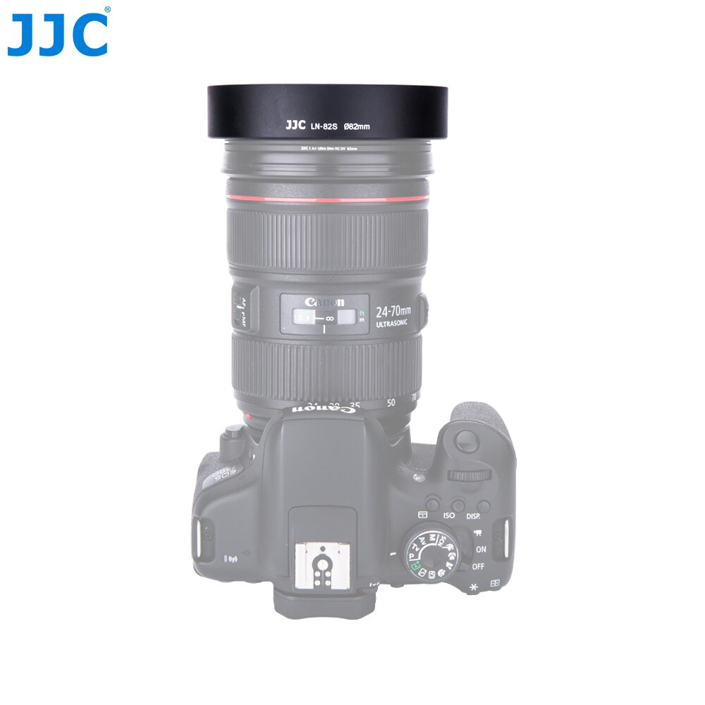 JJC Universele Standaard Zonnekap 49mm 52mm 55mm 58mm 62mm 67mm 77mm 82mm Metalen Schroef-in Camera Lens Protector