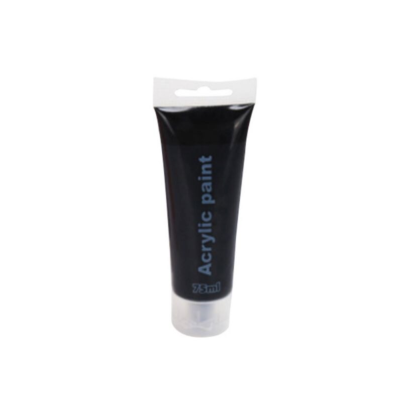 Peinture en tissu pour vêtements | Tuyau acrylique de 75ml peinture murale pour vêtements, fiber de clou Textile, peintures acryliques, grandes fournitures d'art