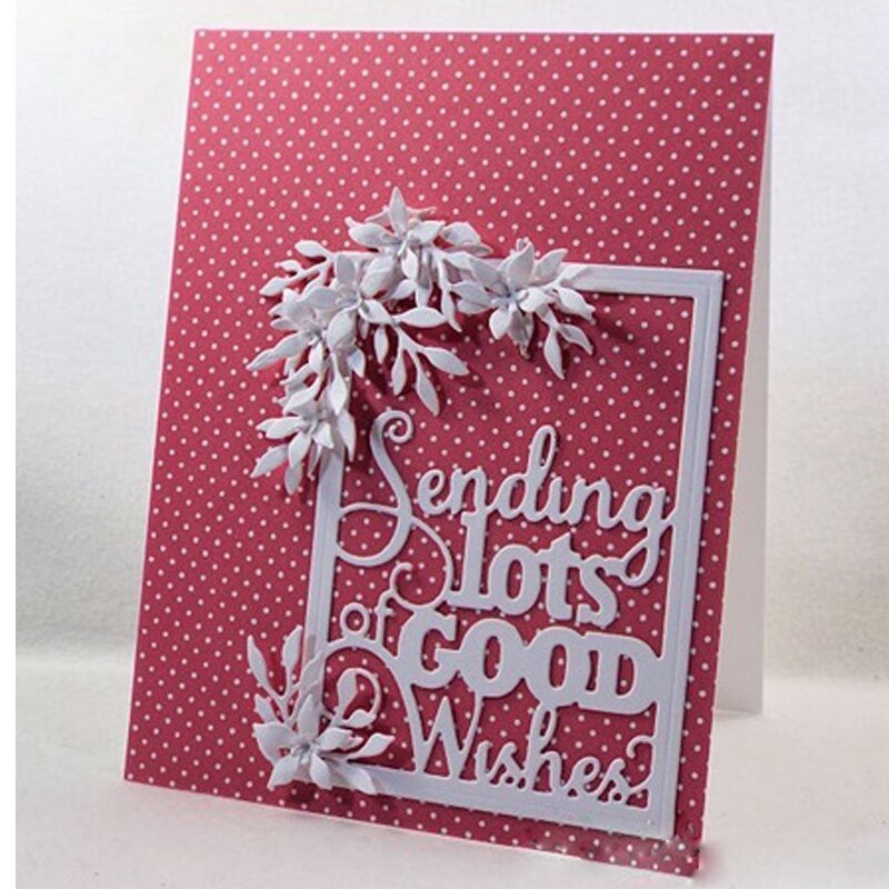 Letters Merry Christmas Metal Cutting Dies Stencil for DIY Scrapbooking Photo Album Embossing Cards Making Decorative Crafts