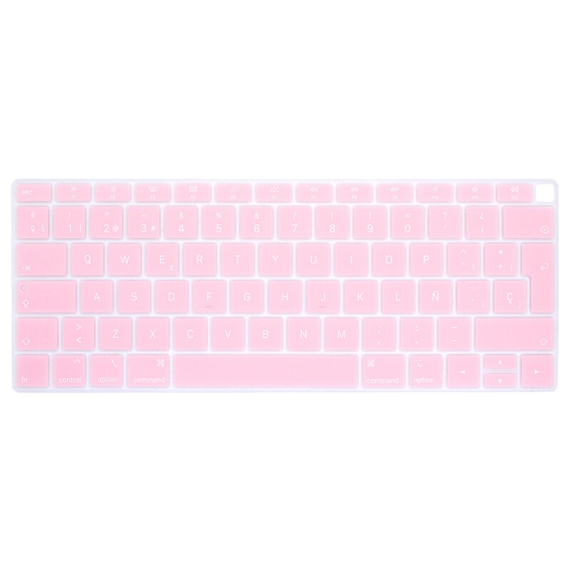 EU-Geben Sie Spanisch oder Chile Tastatur fallen Schutz für macbook Luft 13 tastatur abdeckung spanisch Modell A1932 Silikon schutzhülle Film: Rosa