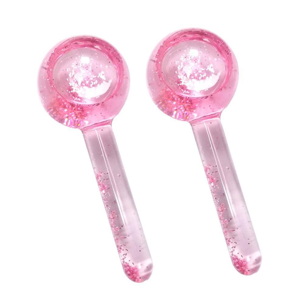 1 par de bolas de Agua de Cristal de belleza, masaje de hielo y Bola de enfriamiento, Cara de ojo: B
