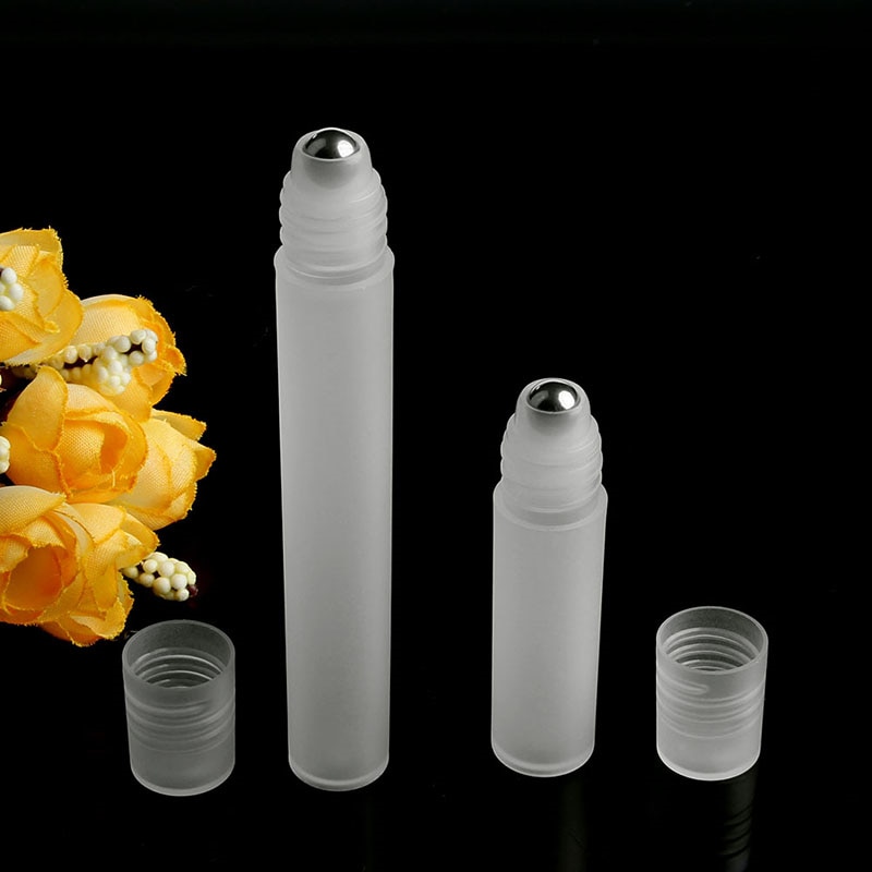 5 Ml/10 Ml Lege Parfum Roll Roller Ball Fles Op Plastic Rvs Vloeistoffen Olie Container Hervulbare Flessen houders