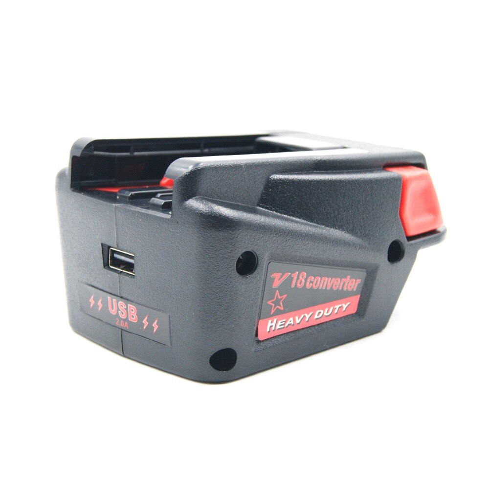 18V Lithium-ion Battery Adapter Converter with Milwaukee M18 Lithium-ion Battery for Energy-saving Multi-level Protection