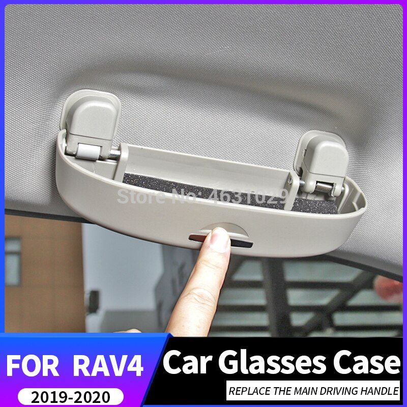 Een Kleine Verandering Auto Zonnebril Bril Storage Case Box Houder Auto Bril Case Voor Toyota RAV4