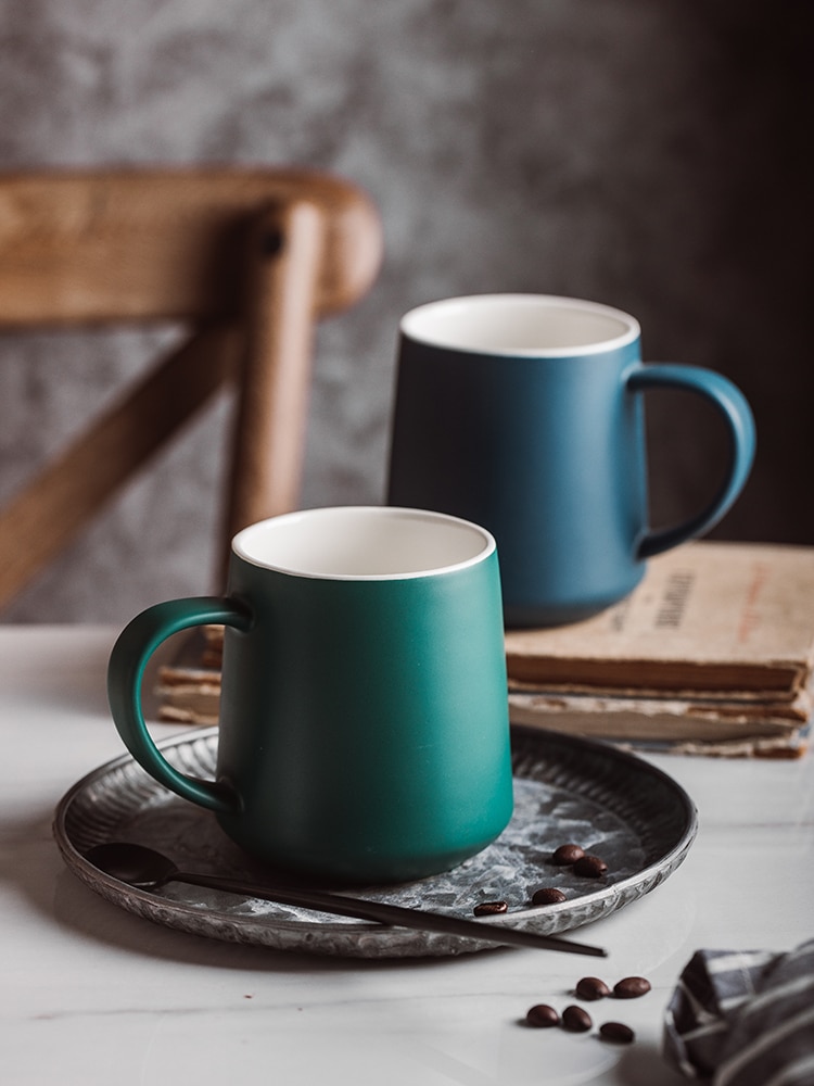 Krus kaffekopp latte glass gjenbrukbar søt kaffekopp keramisk miljøvennlig kahve fincan takimlari kjøkkenutstyr  bd50bd