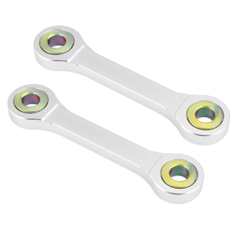 Motorcycle Linkage Lowering Link Links Kit 7cm for Suzuki DRZ400 For Kawasaki KLX400 DRZ KLX 400 2000: Silver