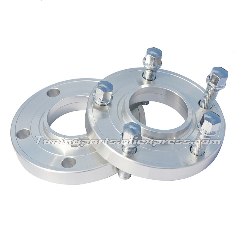 2 st 20mm Hubcentric Spoorverbreders Kit 5x120 W/Bouten E36 E46 E60 E61 E62 E90 E91: spacers with bolt