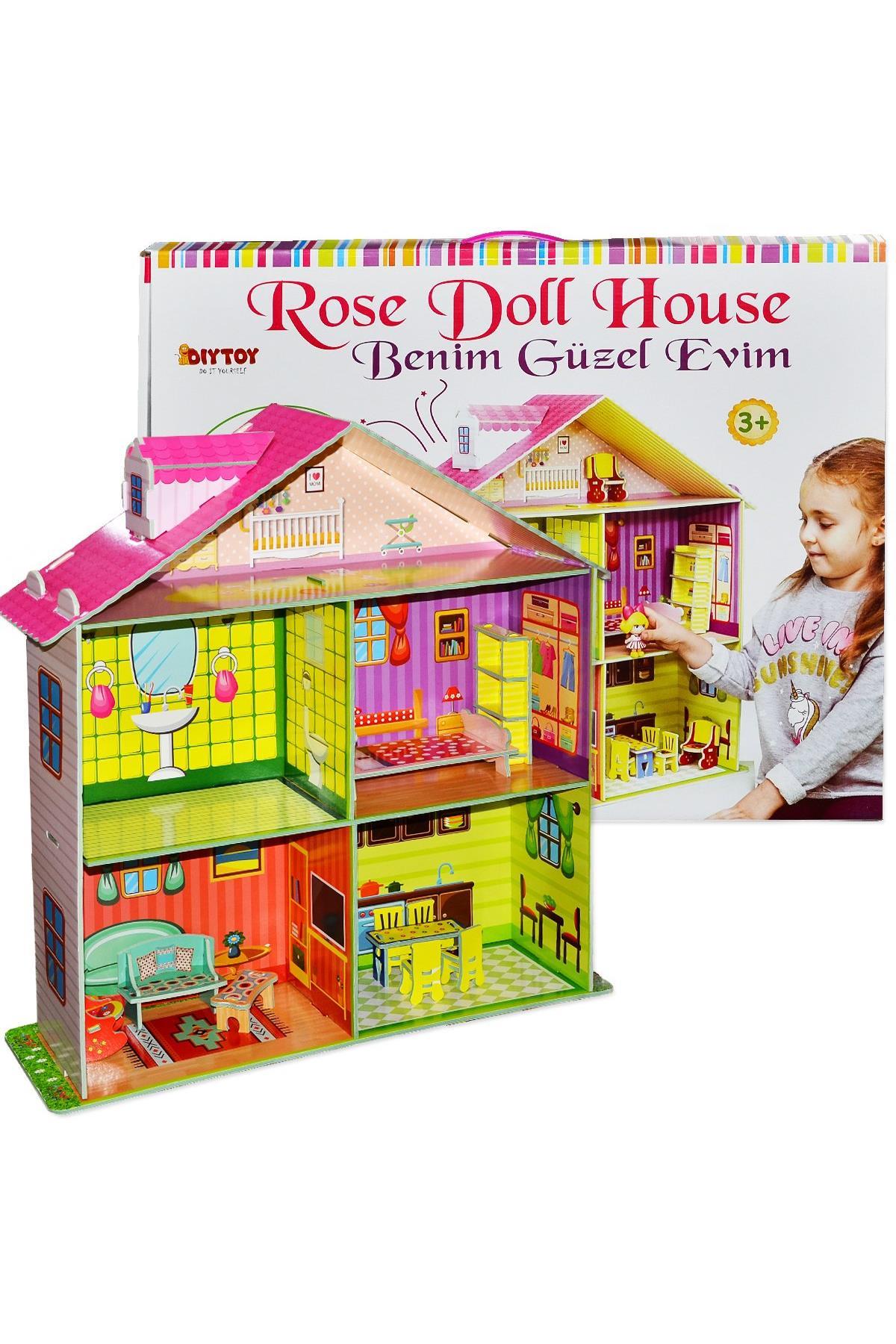 1468 my Beautiful Game Home Rose Doll House