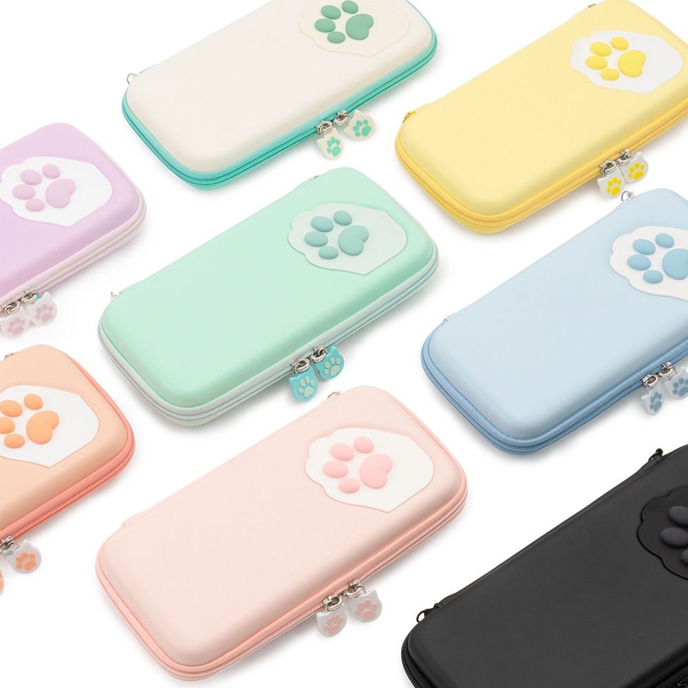 Cute Cat Paw Nintendo Switch Storage Bag NS Console Case Portable Storge Bag for Nintendo Switch/Switch Lite Game Accessoriaes