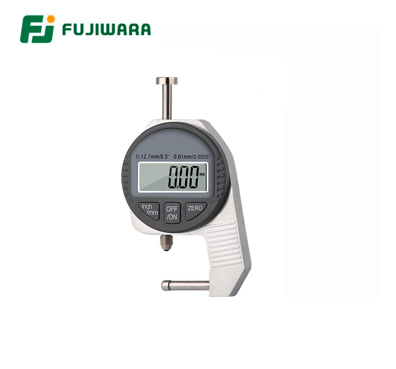 FUJIWARA Thickness Gauge Calipers 0-12.7mm Leatherwear Thin Film Paper Sheet Metal Surface Thickness Measurement Thickness Tool: Convex gauge