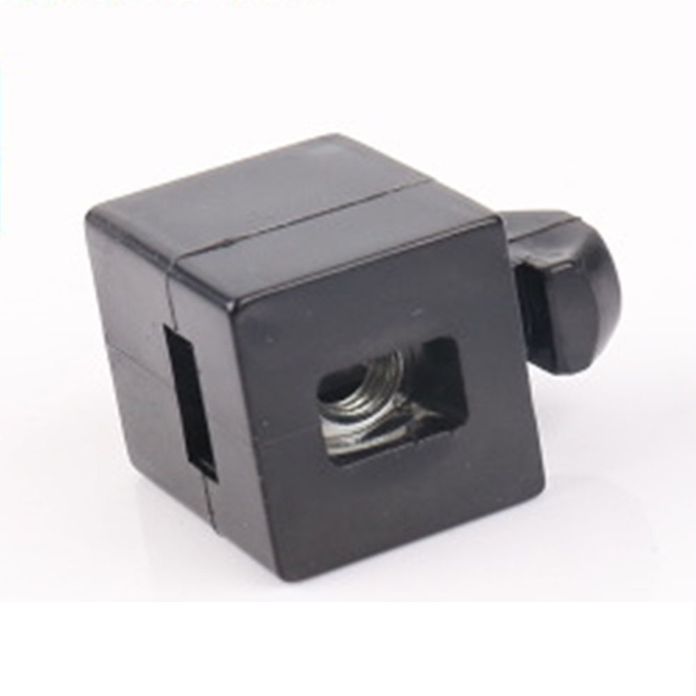 4pcs/lot 3030 Black Aluminum Spacer Block 4040 4545 Interval Connection Bracket Fastener Match Use Aluminum Profile