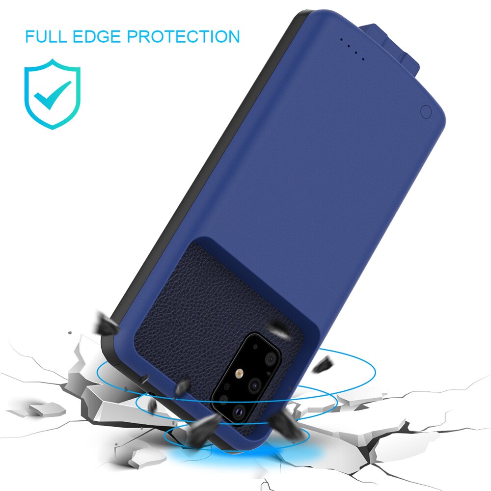 Portable Powerbank Case For Samsung Galaxy S22 Ultra Battery Charger Cases 5000mAh External Battery Power Bank Charging Cover