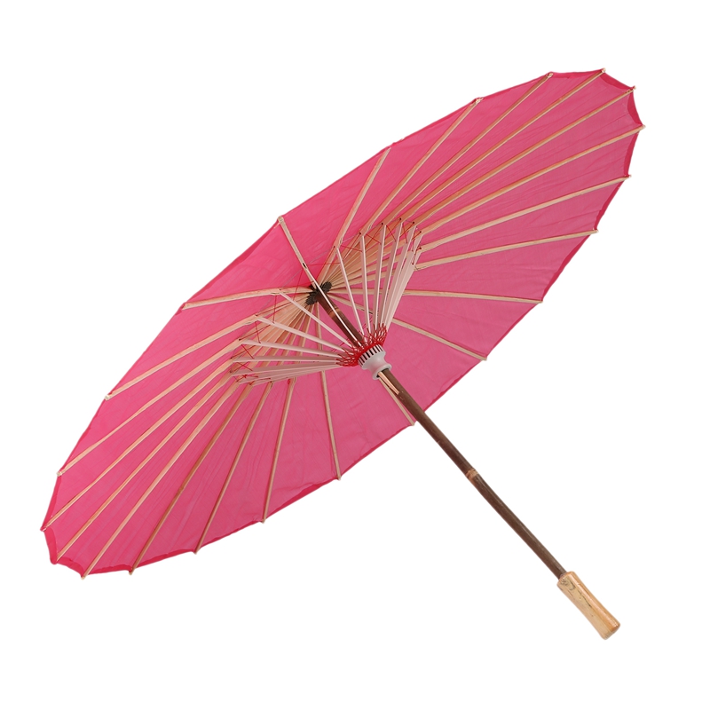 Chinese Oriental Japanese Dance Umbrella Parasol, Red Rose