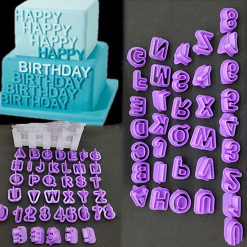 40 stk alfabet brev cookie cutters kage dekorere forme sugarcraft chokolade forme bagning tilbehør mywishlist