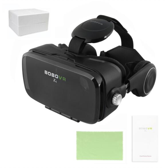 Offre spéciale! Google carton BOBOVR Z4 gafas realidad virtuel BOBO VR pour 4.7-6.2 pouces Smartphone + multifonction Bluetooth Gampad: black-OEM