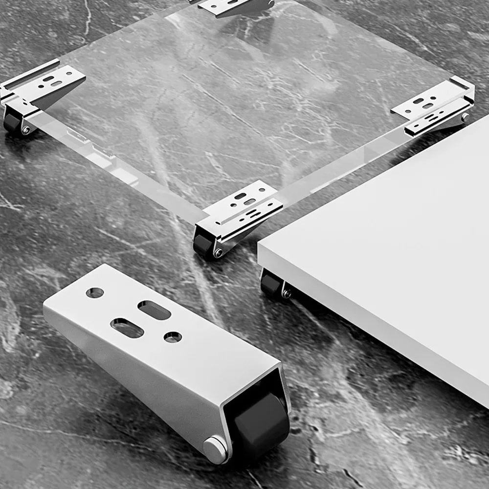 1/12 juegos de ruedas de puerta corredera direccionales verticales de polea de pista de puerta lateral silenciosa Mini rueda suave sin esfuerzo para muebles del hogar