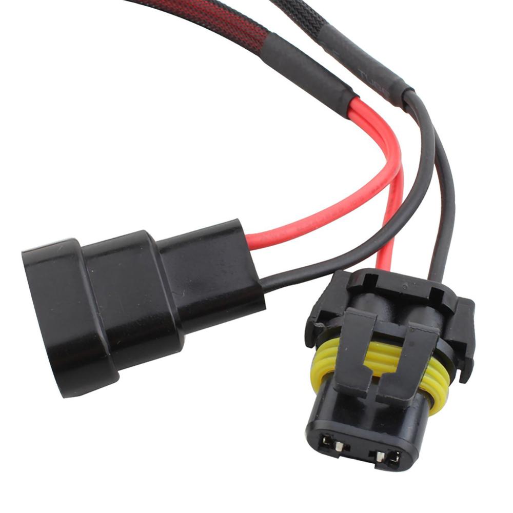Luz LED antiniebla Canbus DRL, resistencia de carga de 6Ohm, 50W, decodificador, resistencia de cableado, arnés para faros antiniebla, 2x9005
