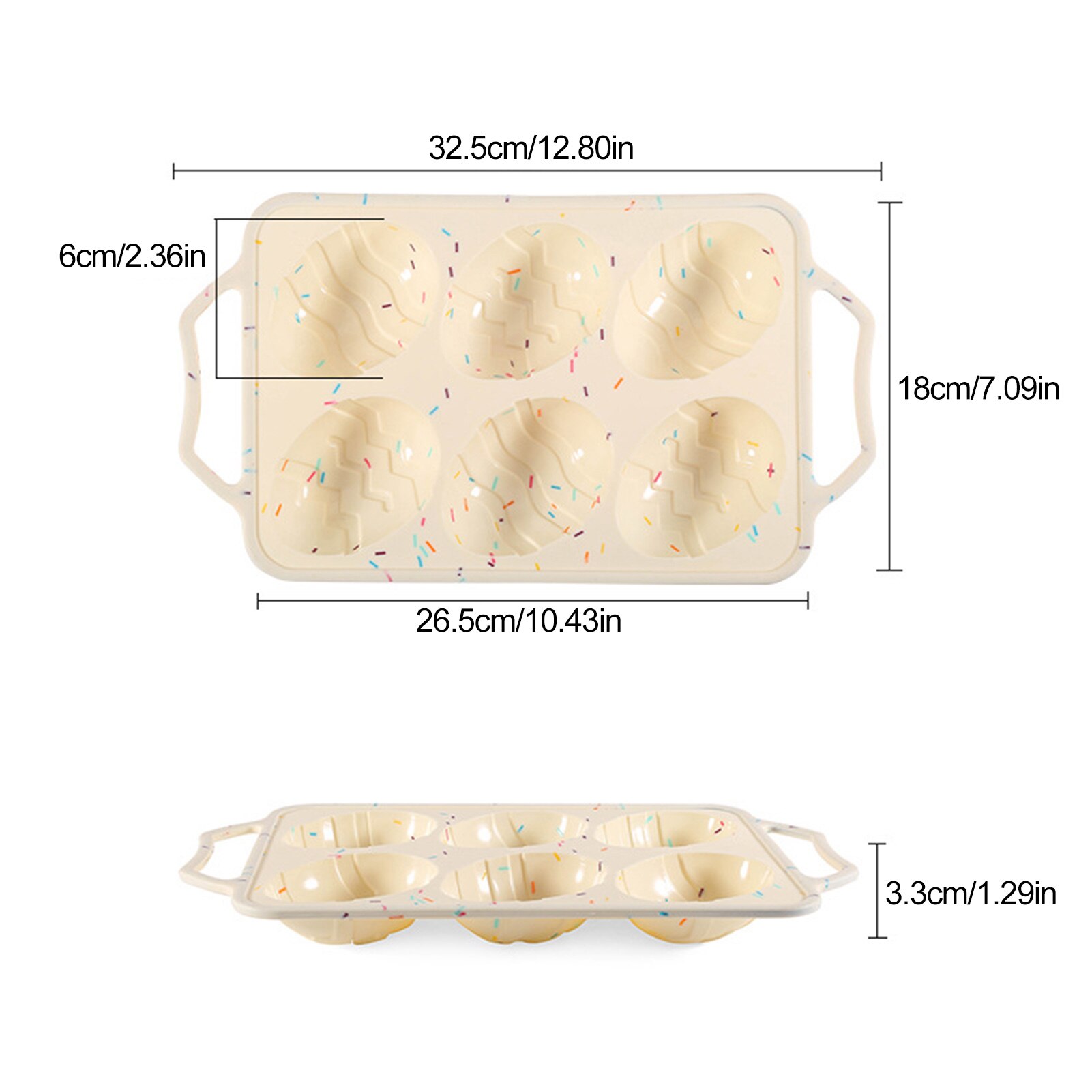 Easter Rabbit Mold Bunny Silicone Mold Candy Chocolate MoldAnimal Cake Baking Silicone Mold Easter Silicone Mold: White